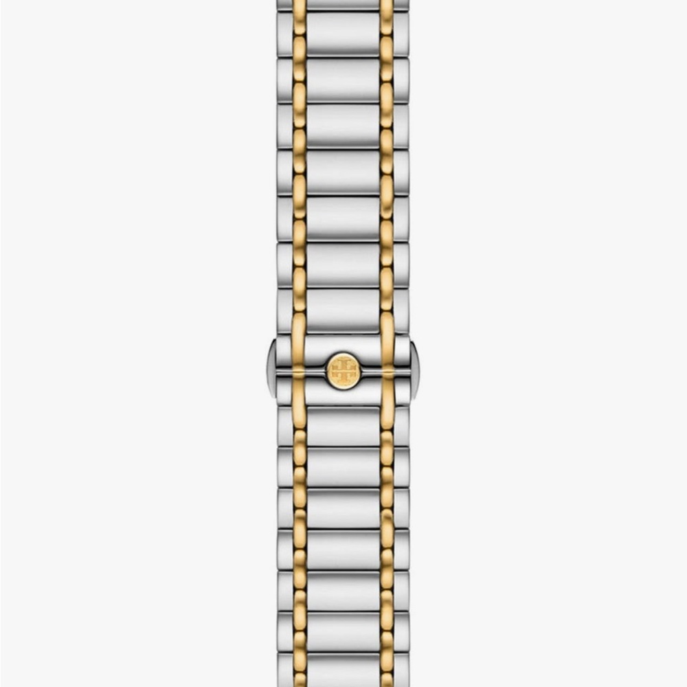 Tory Burch Gold and Silver Smartwatch band 
New in box